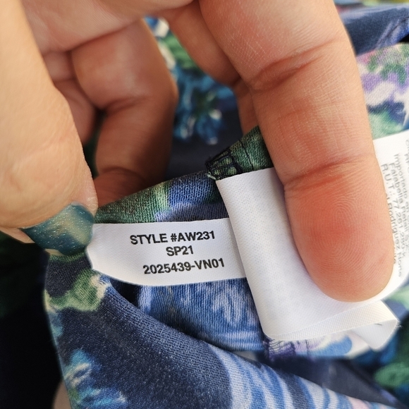 J. Crew long sleeve ruffleneck top in floral 365 crepe XS - Picture 6 of 6